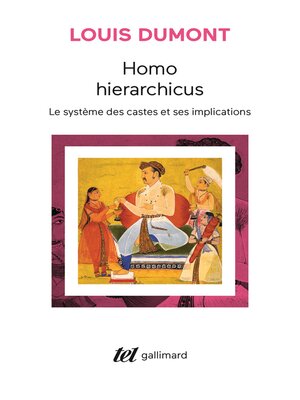 cover image of Homo hierarchicus. Le système des castes et ses implications